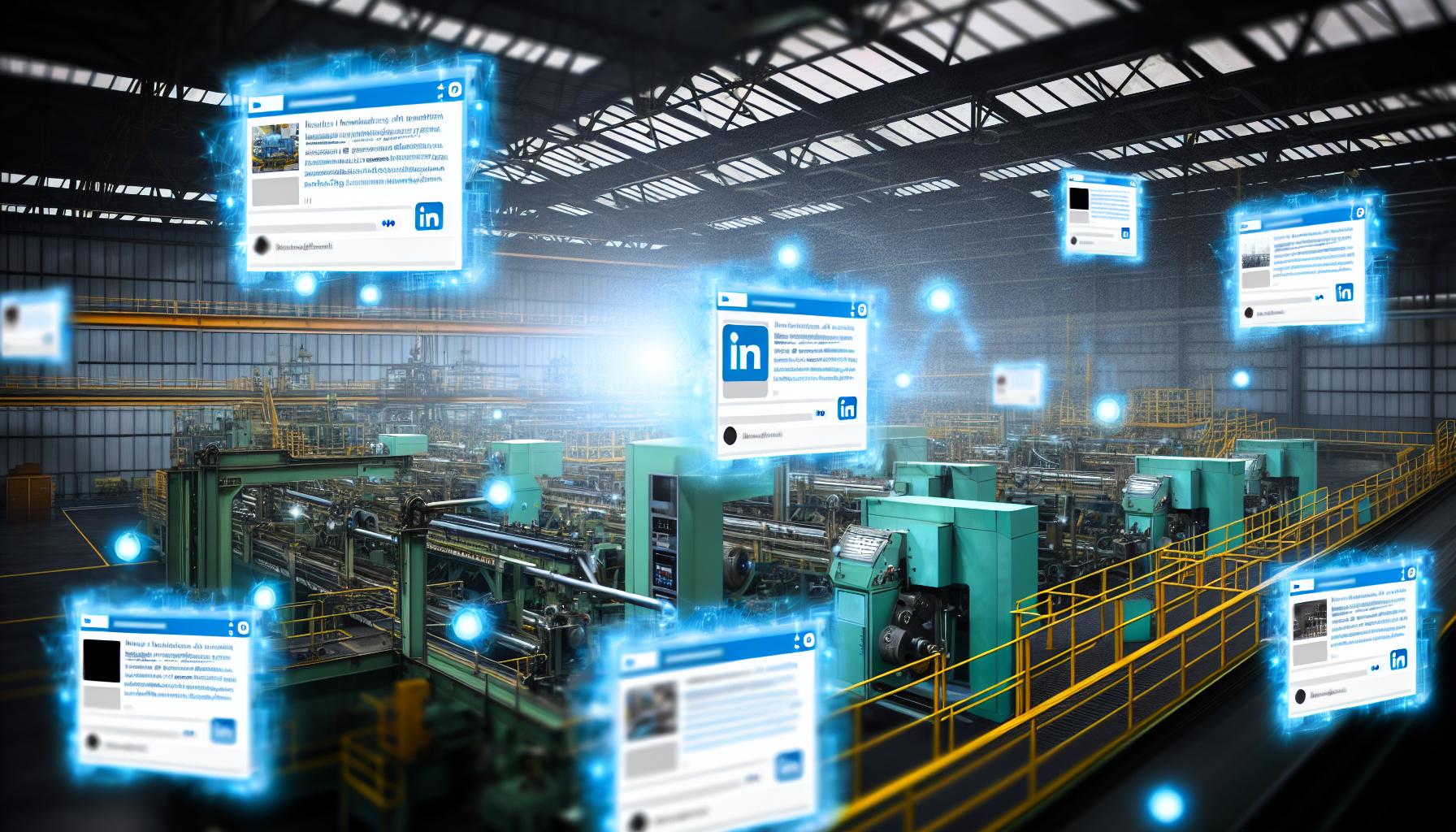 An article discussing the importance of building a strong social media presence, specifically on LinkedIn for manufacturing companies-2