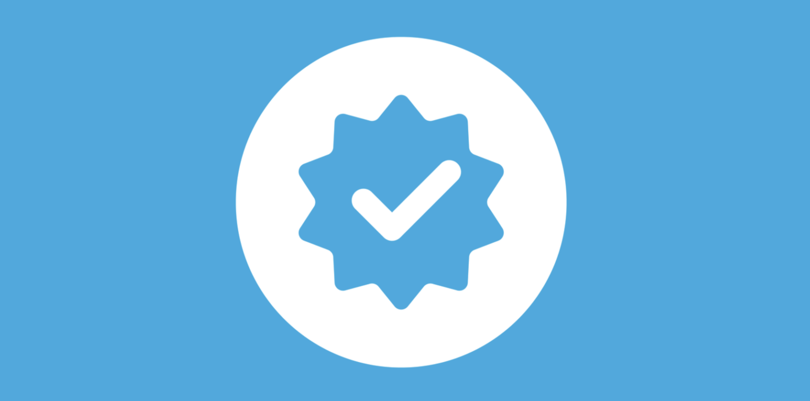 Twitter blue checkmark trust signal