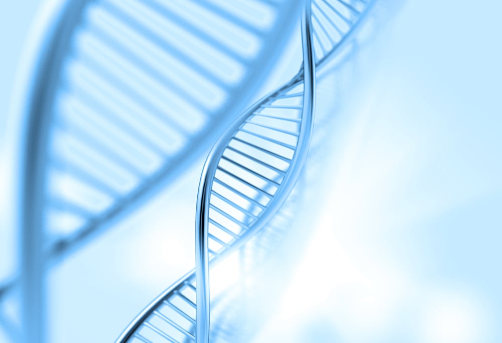 a dna in medical colour background-1