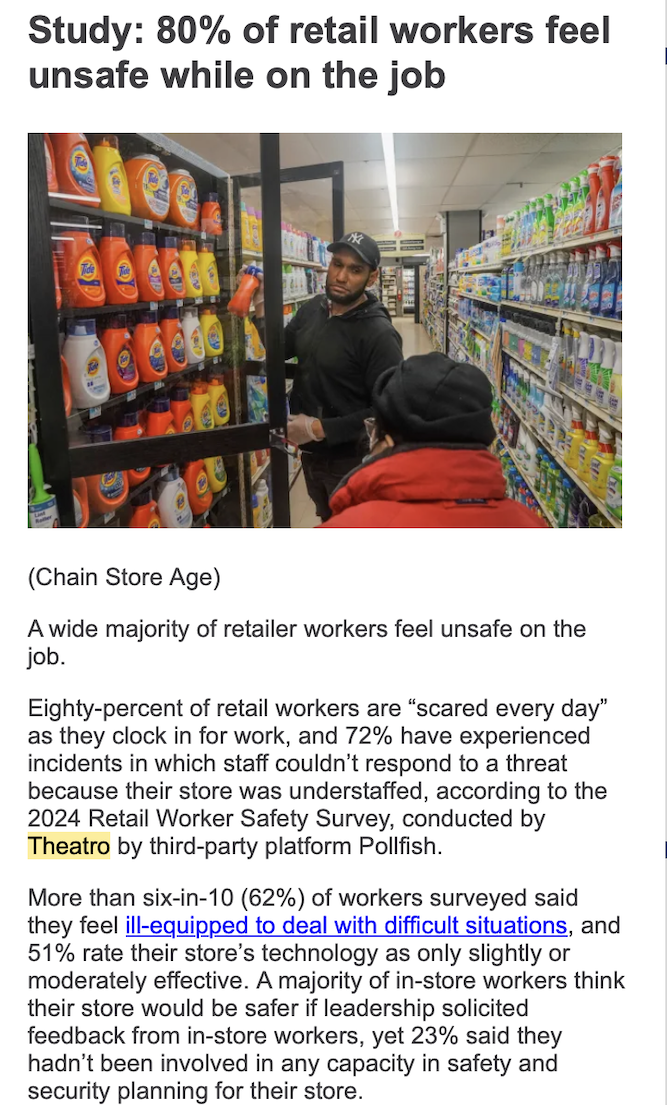 retail safety study