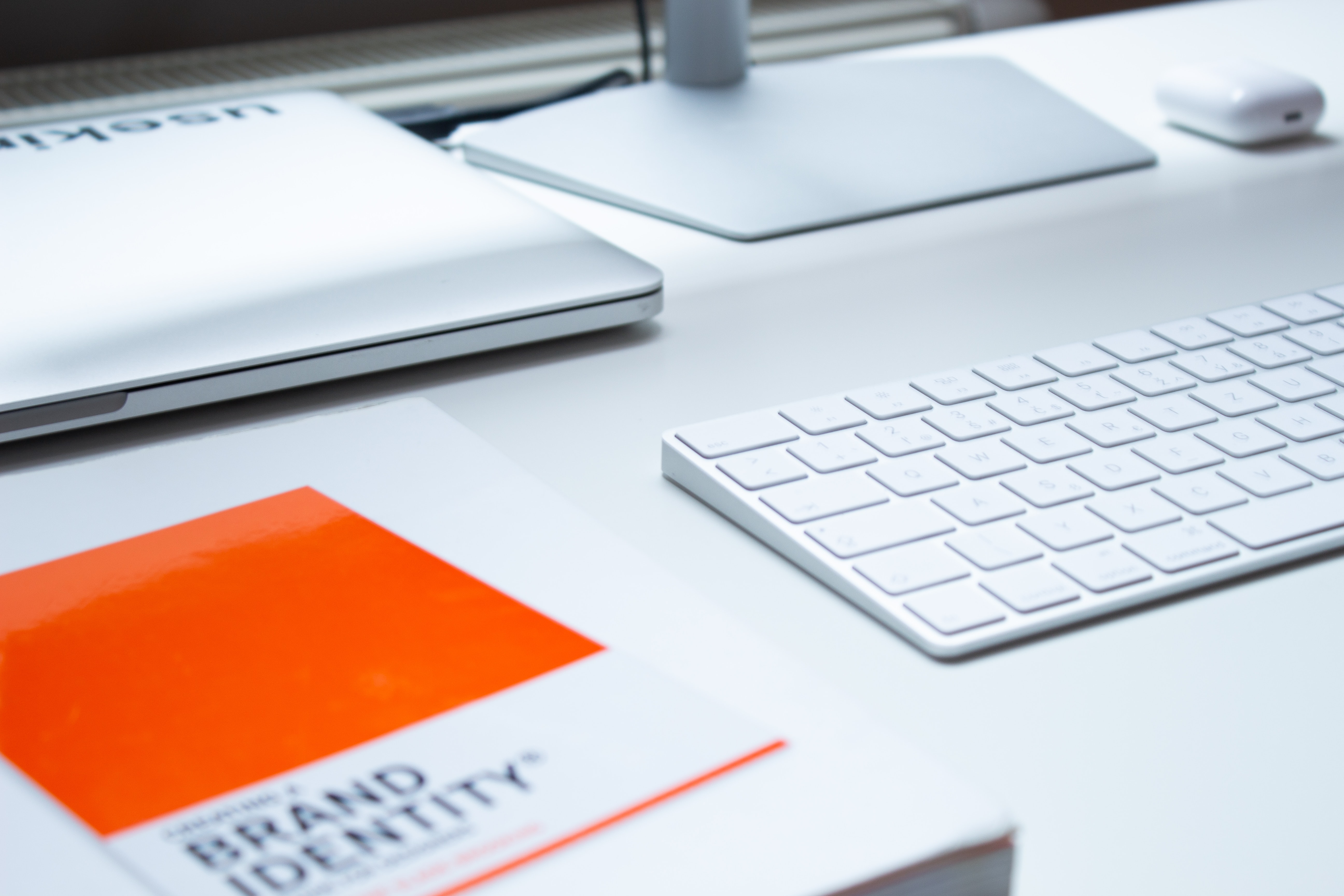 branding elements on a desk